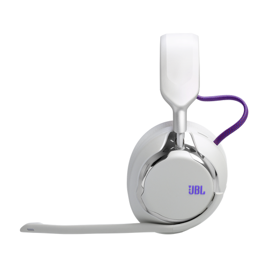 JBL Quantum 950 - White - Wireless multiplatform gaming headset with adaptive Noise Cancelling - Back image number null