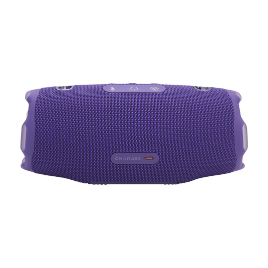 JBL Charge 6 - Purple - Portable waterproof and drop-proof Bluetooth speaker - Back image number null