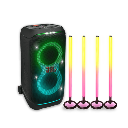 Partybox Stage 320 + 4 Partylight Stick (Combo) image number null