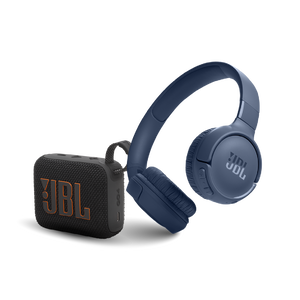 Image of JBL Go 4 Negro + Tune 520BT Azul  (Combo)