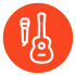 JBL PartyBox On-the-Go Essential Entradas plug-n-play para micrófono y guitarra - Image